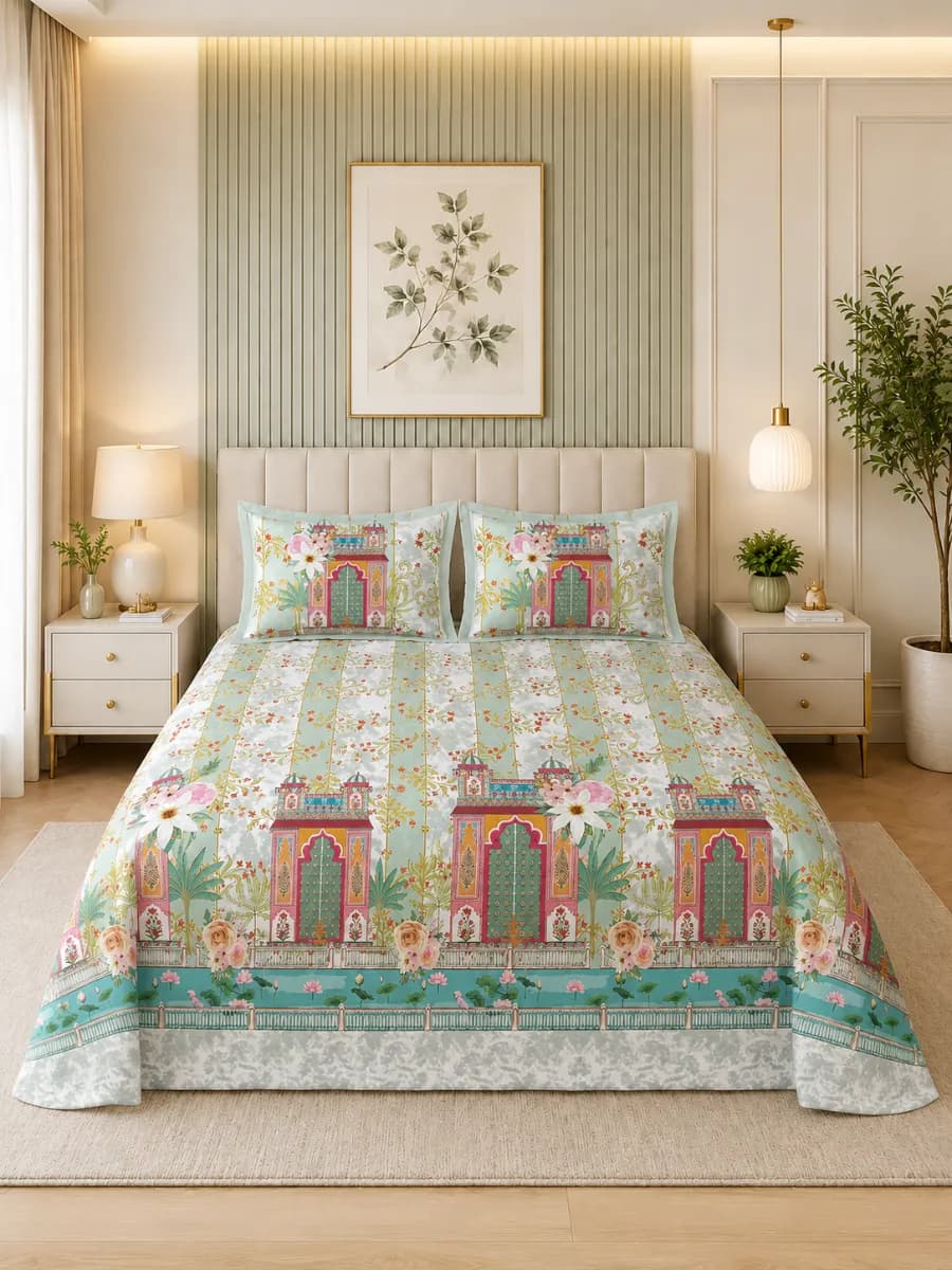 Jaipuri print textile design